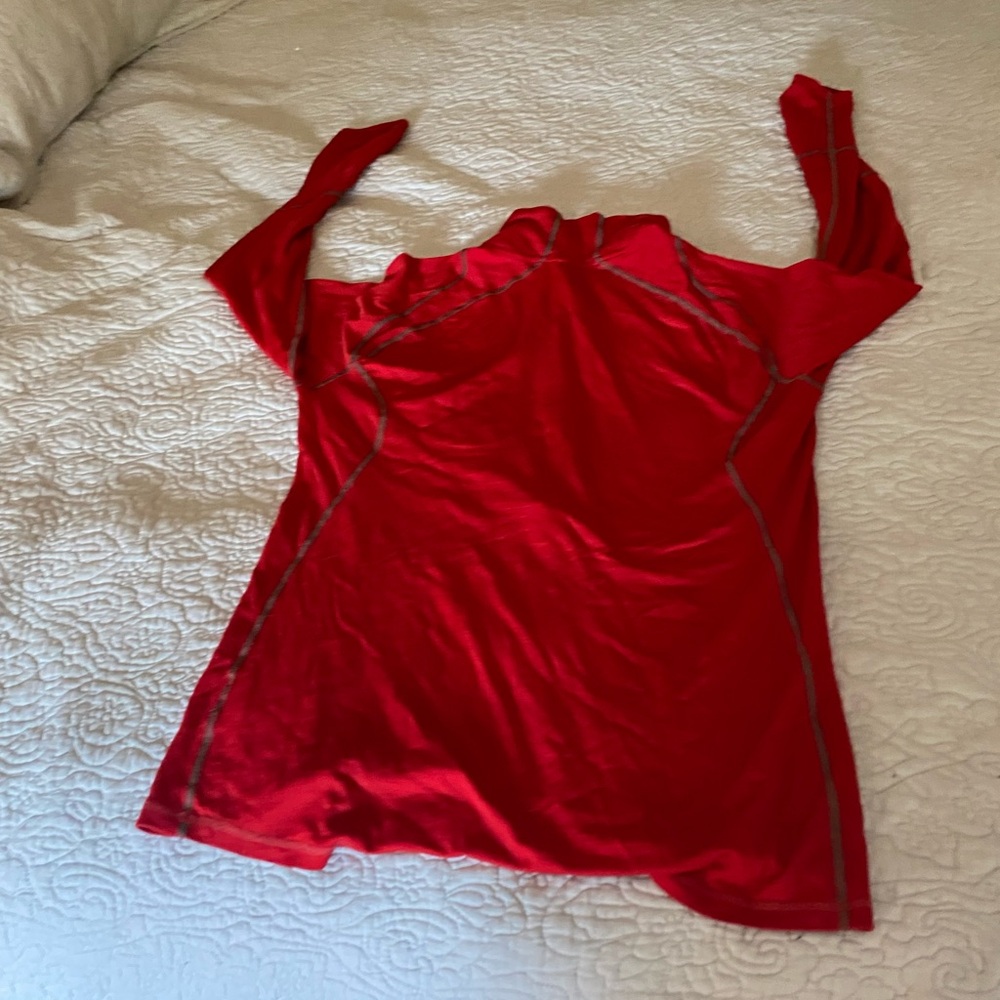 Smartwool Sz Large Second Layer Wool Ski Shirt - image 4